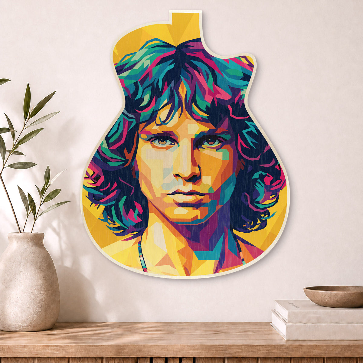 Jim Morrison · Guitar Wall Art