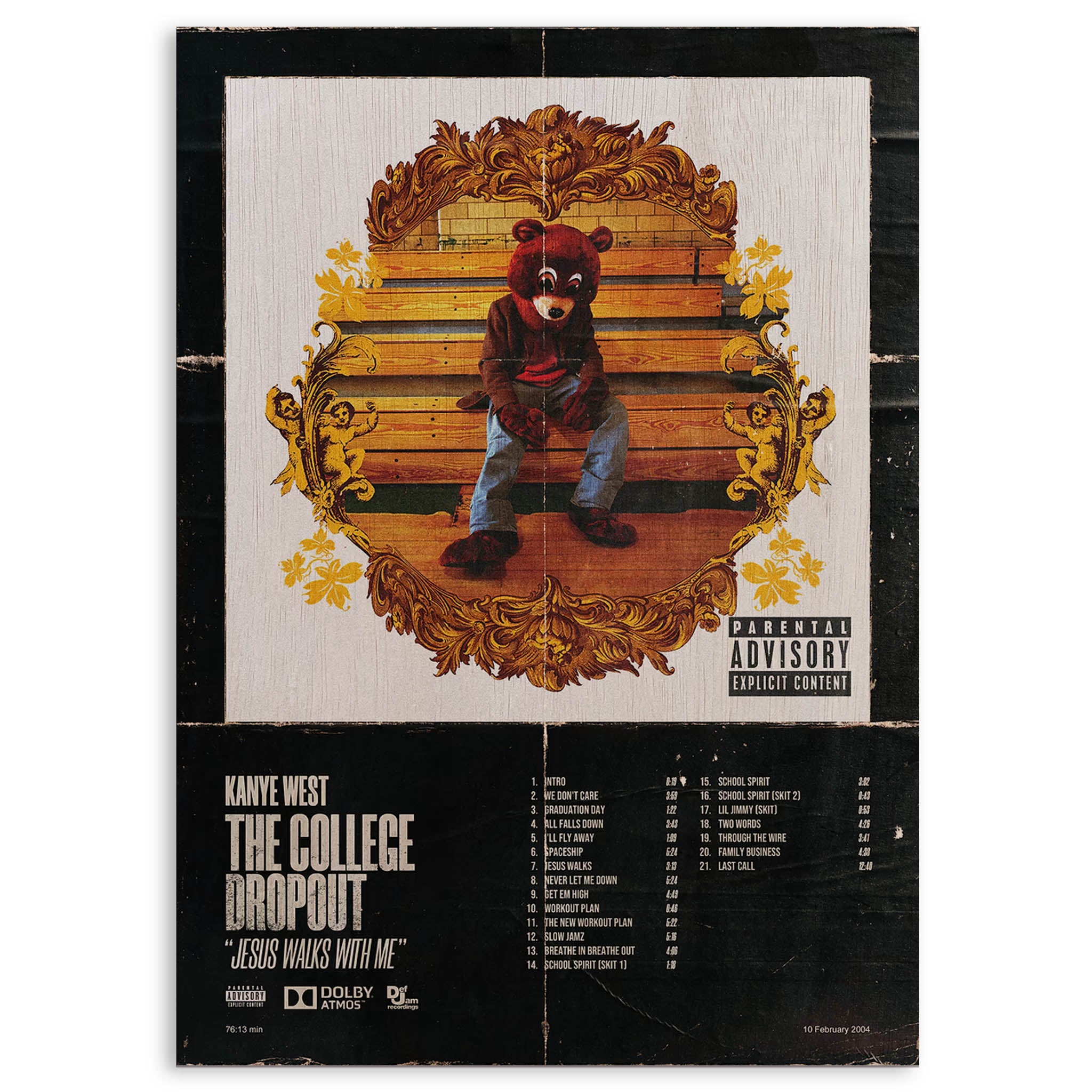 Kanye West College Dropout · Wood Print