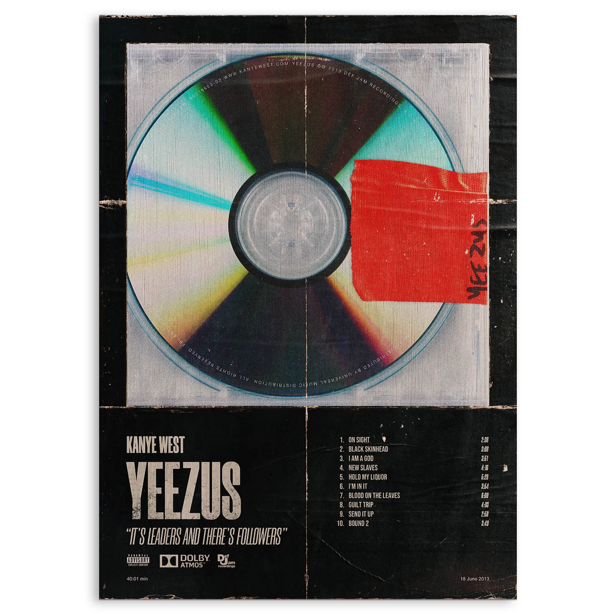 Kanye West Yeezus · Wood Print
