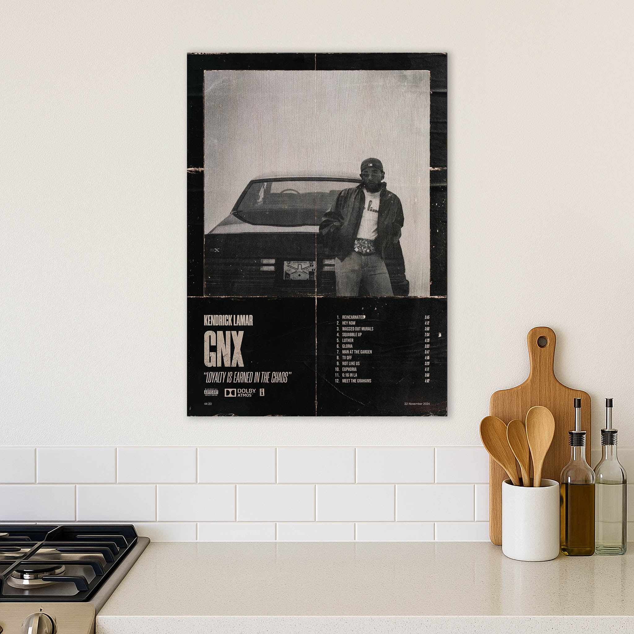 Kendrick Lamar GNX Album Cover · Wood Print