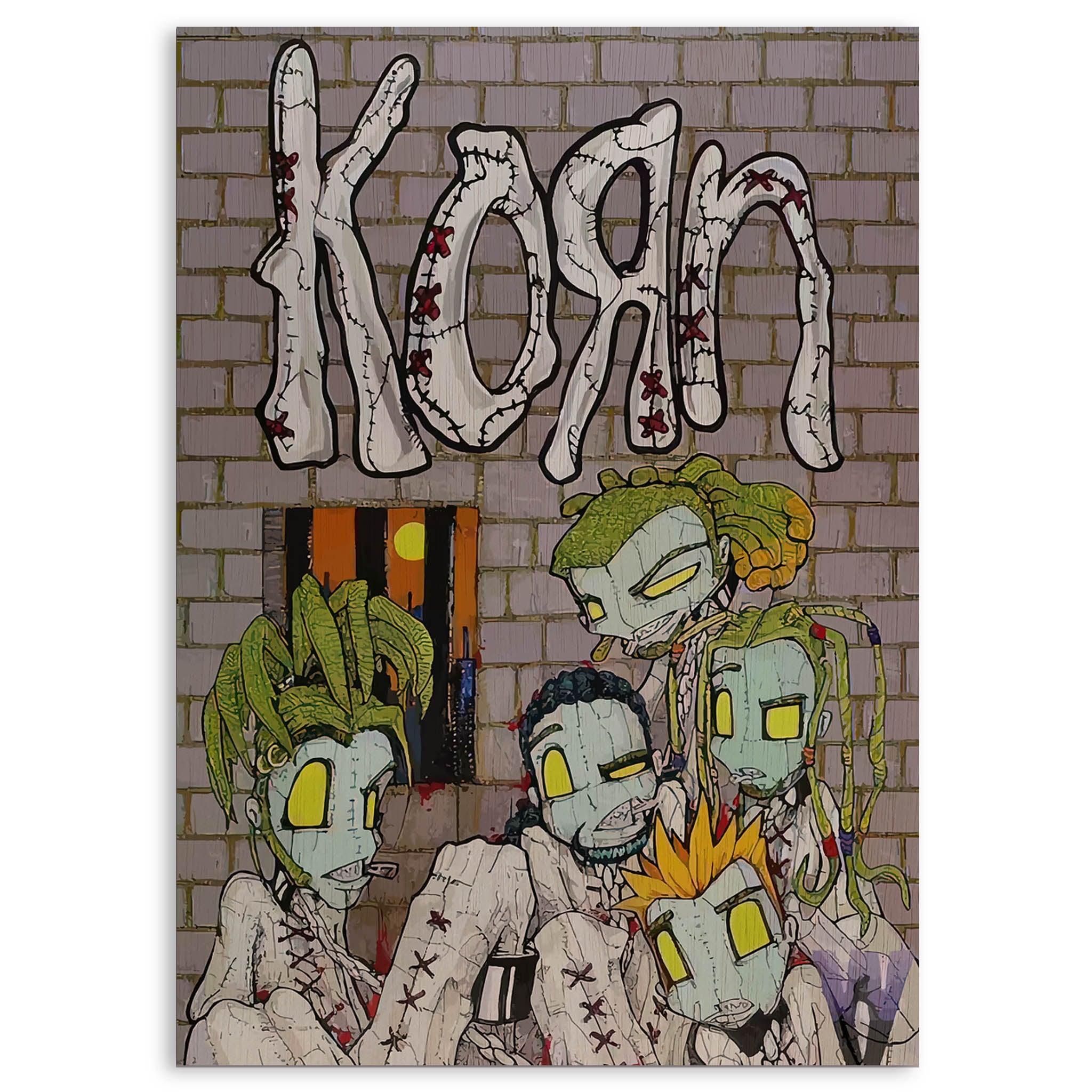 Korn · Wood Print