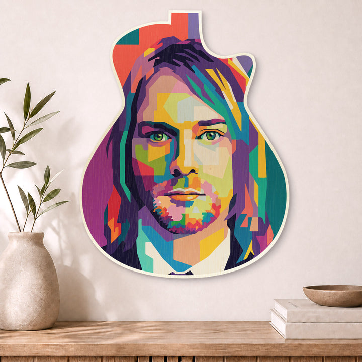 Kurt Cobain · Guitar Wall Art