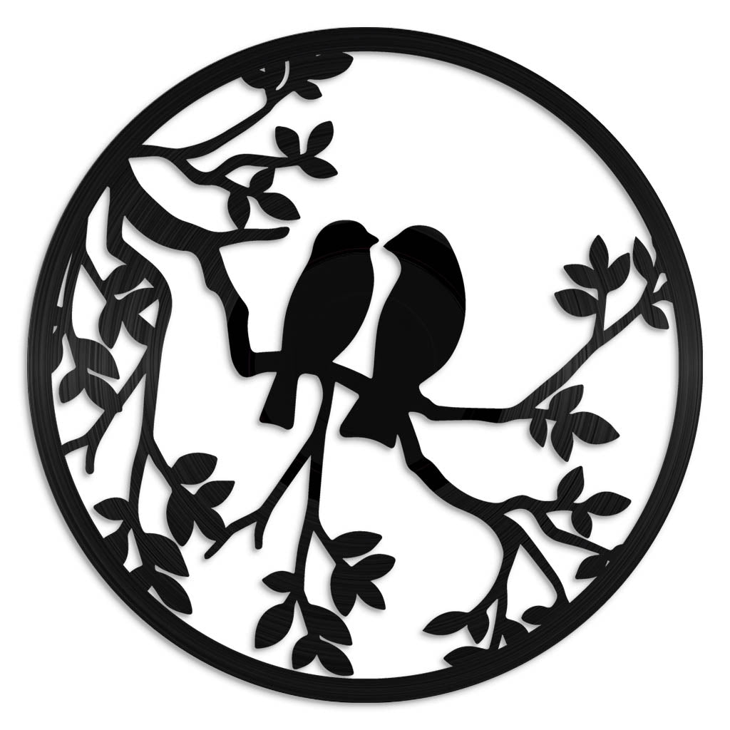 Love Birds - revamped-records - vinyl-record-art - nz-made