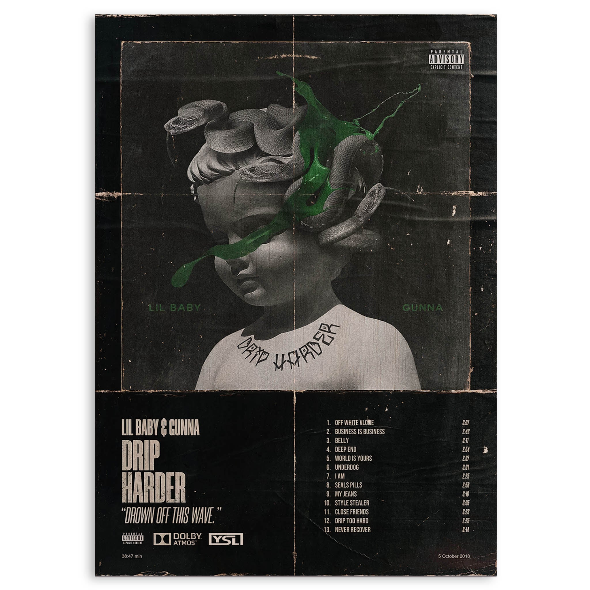 Lil Baby · Wood Print