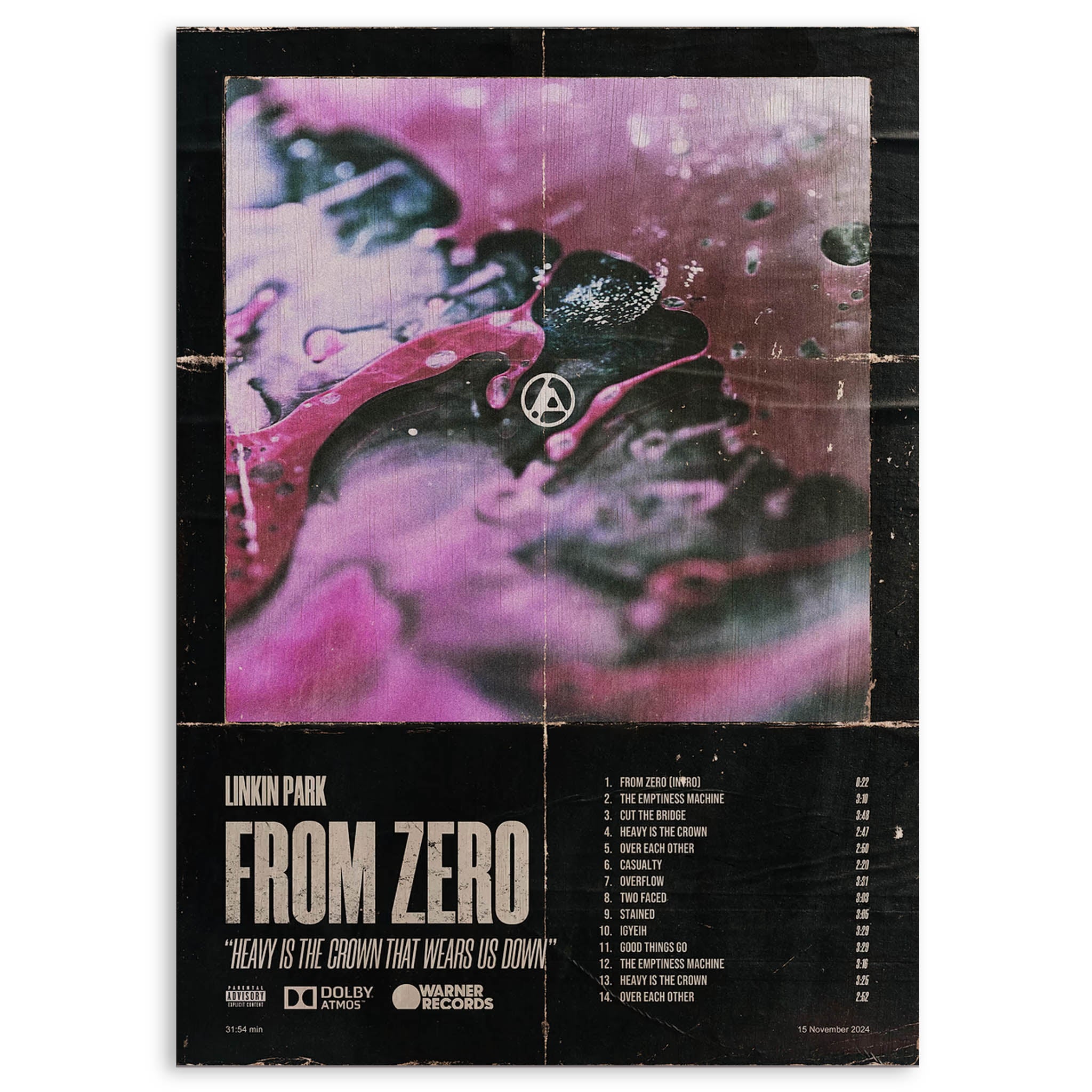 Linkin Park From Zero · Wood Print
