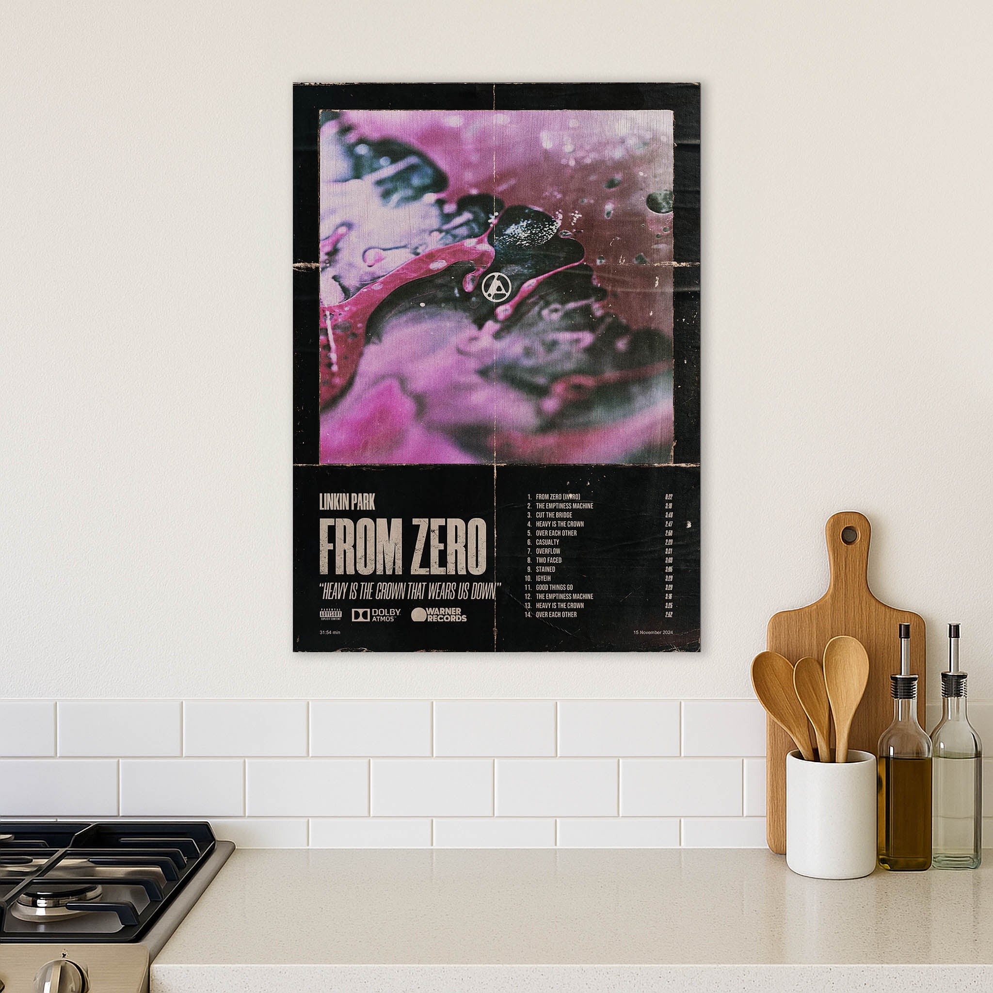 Linkin Park From Zero · Wood Print