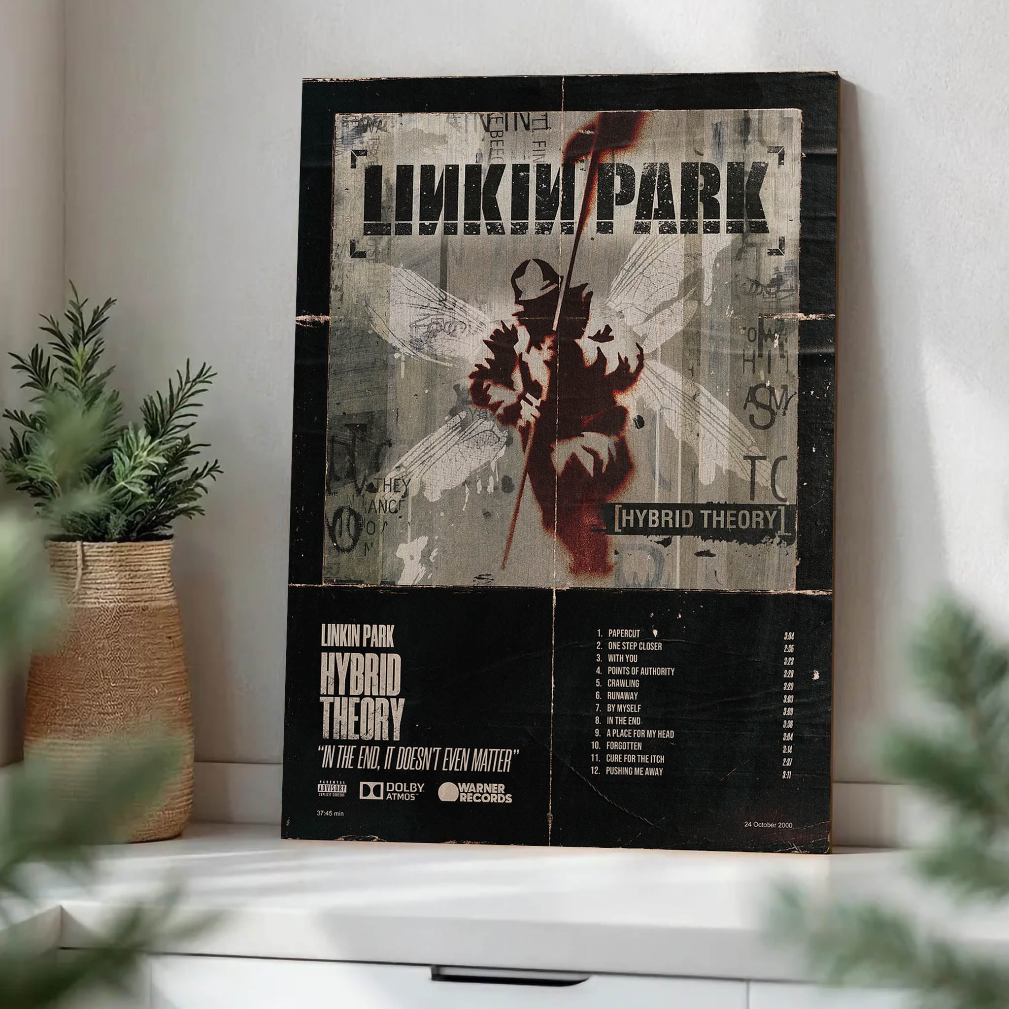 Linkin Park Hybrid Theory · Wood Print
