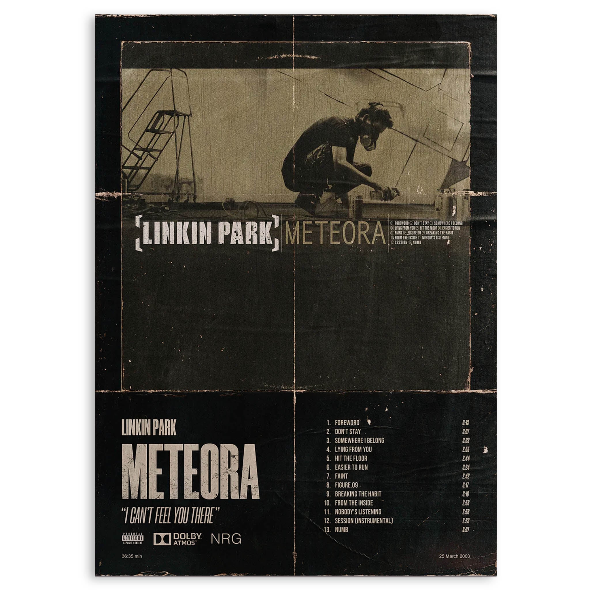 Linkin Park Meteora · Wood Print