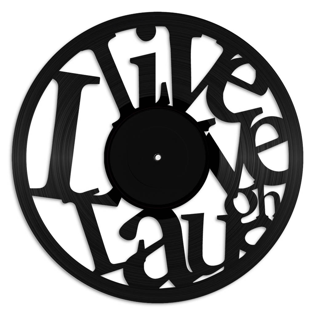 Live Laugh Love - revamped-records - vinyl-record-art - nz-made
