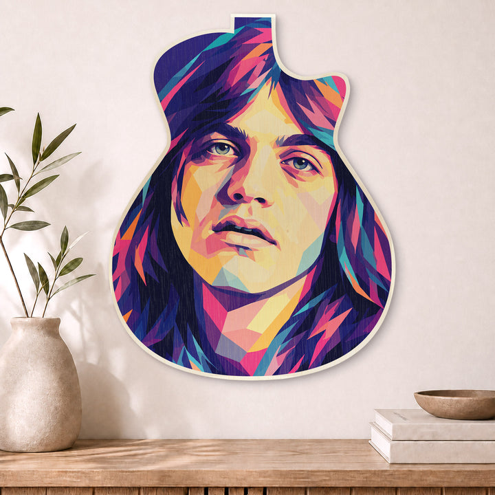 Malcolm Young · Guitar Wall Art