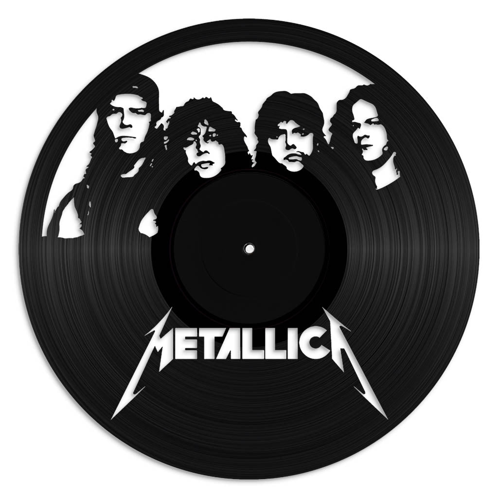 Metallica music wall art vinyl record design