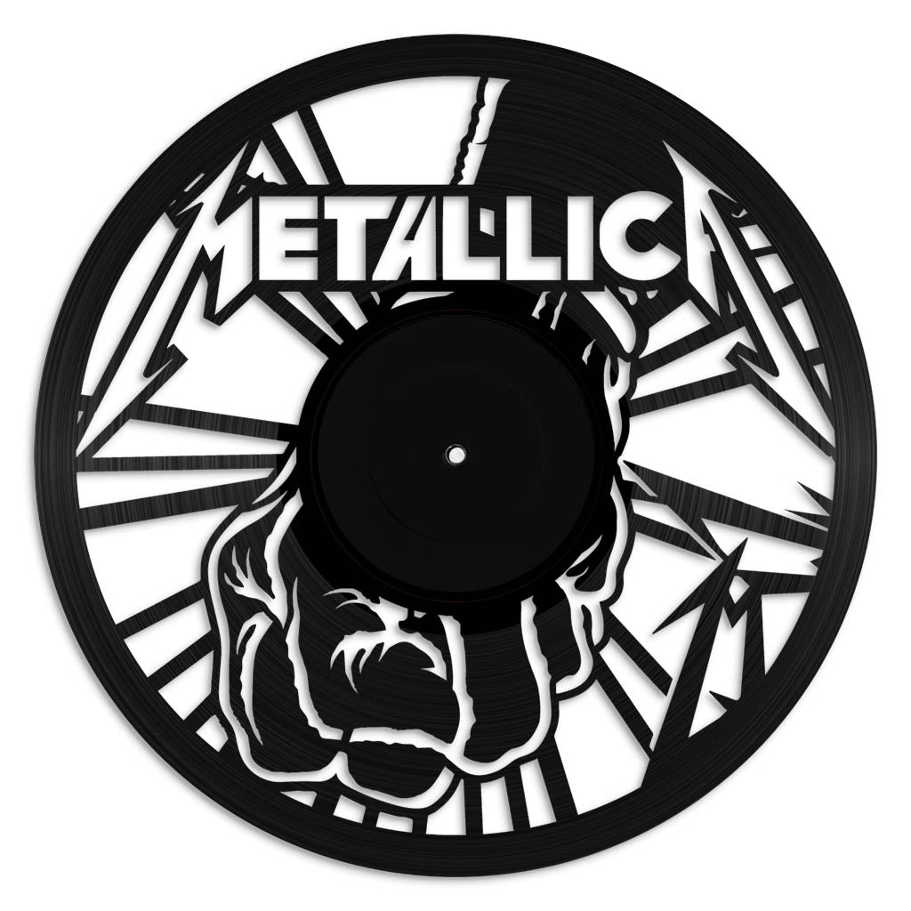 Metallica music wall art vinyl record design