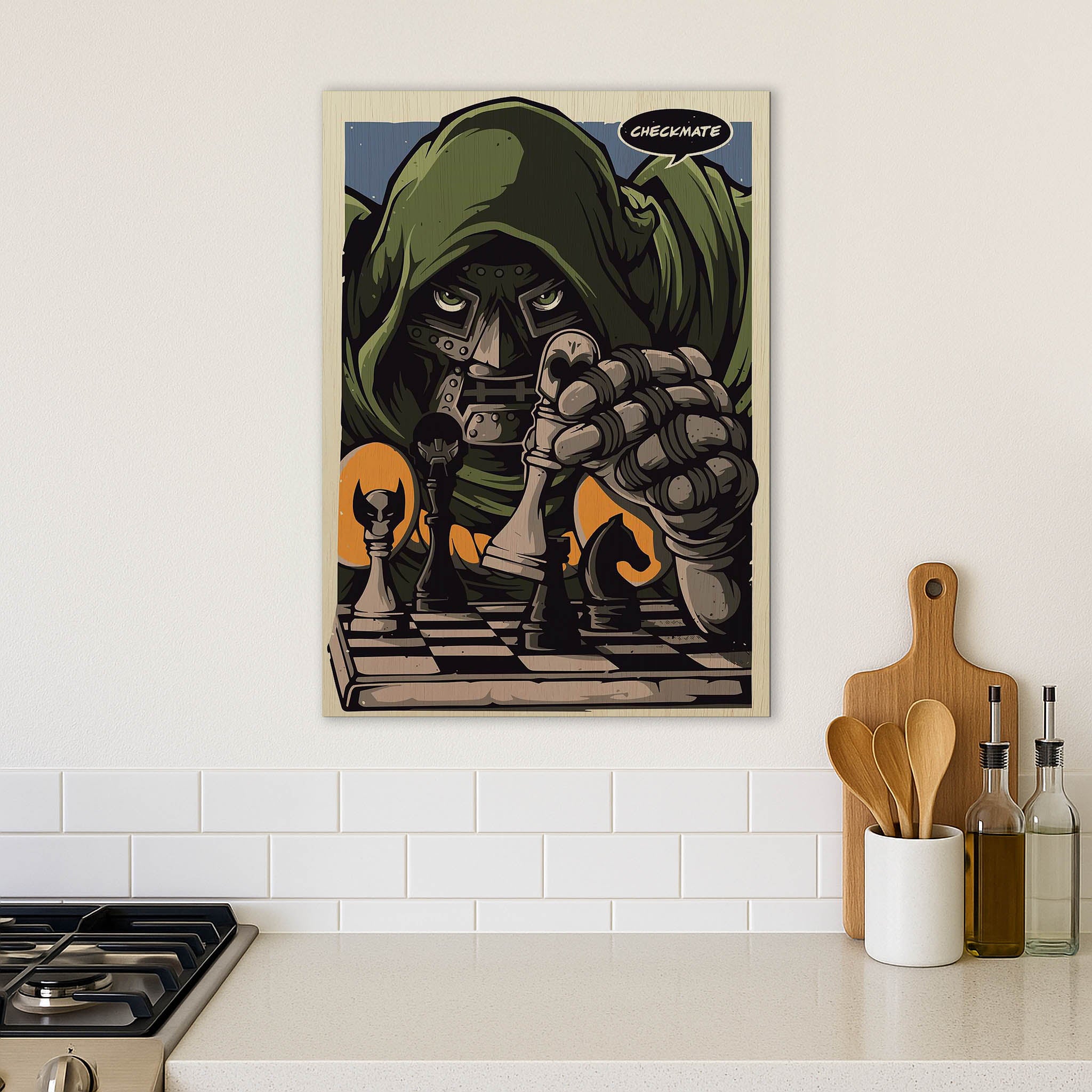 MF DOOM · Wood Print