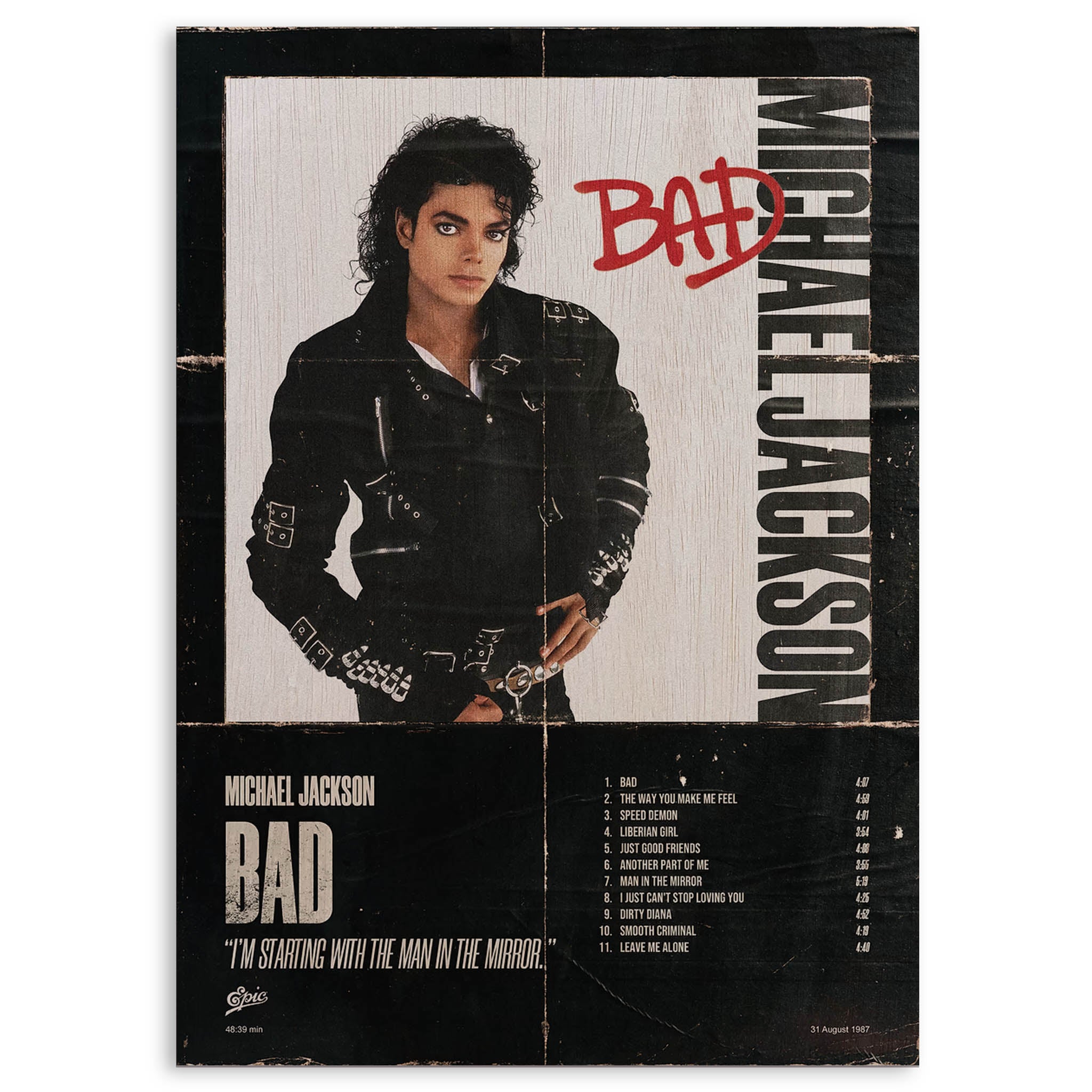 Michael Jackson · Wood Print