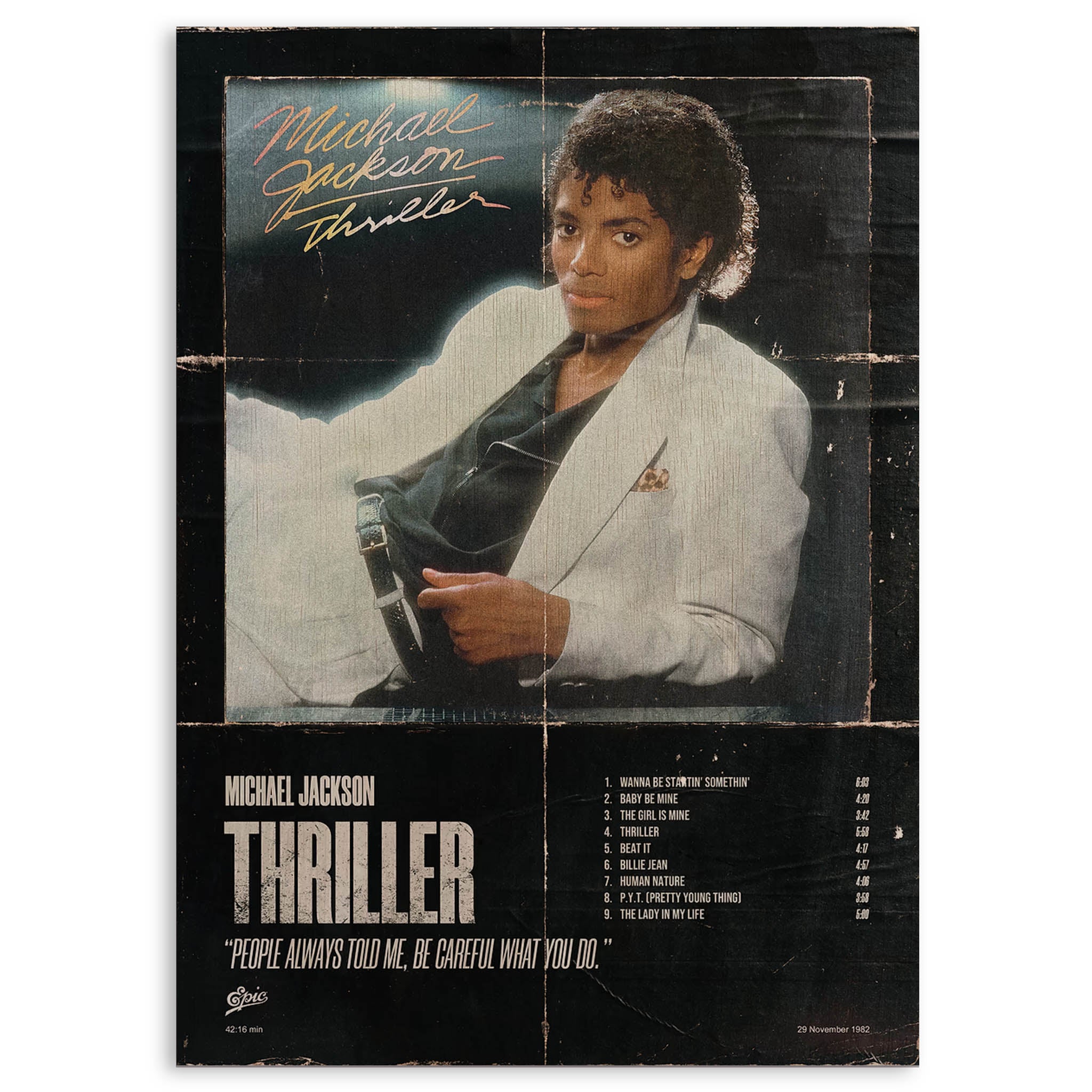 Michael Jackson · Wood Print