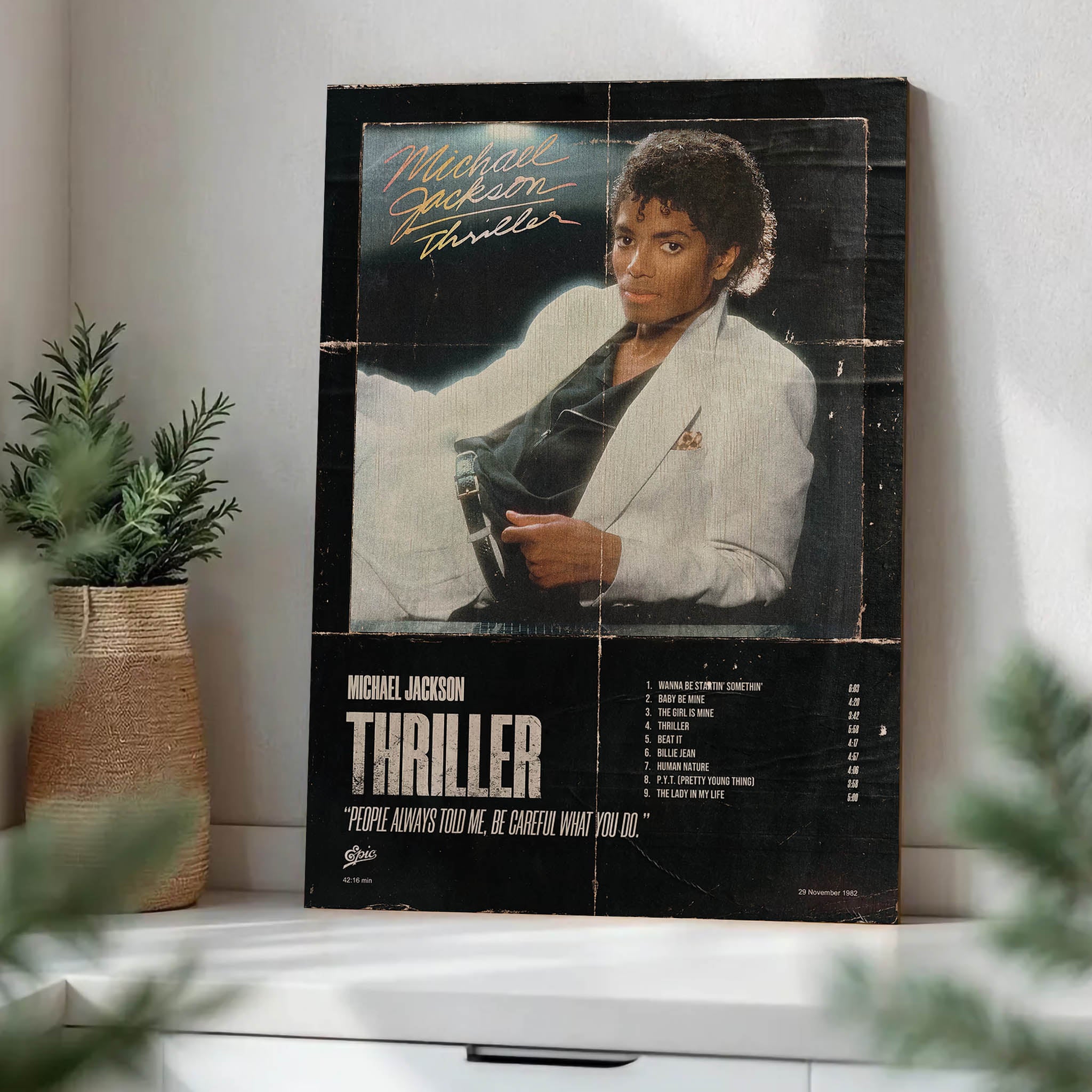Michael Jackson · Wood Print