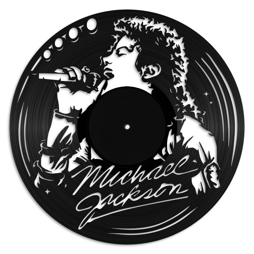 Michael Jackson vinyl record art wall hanging