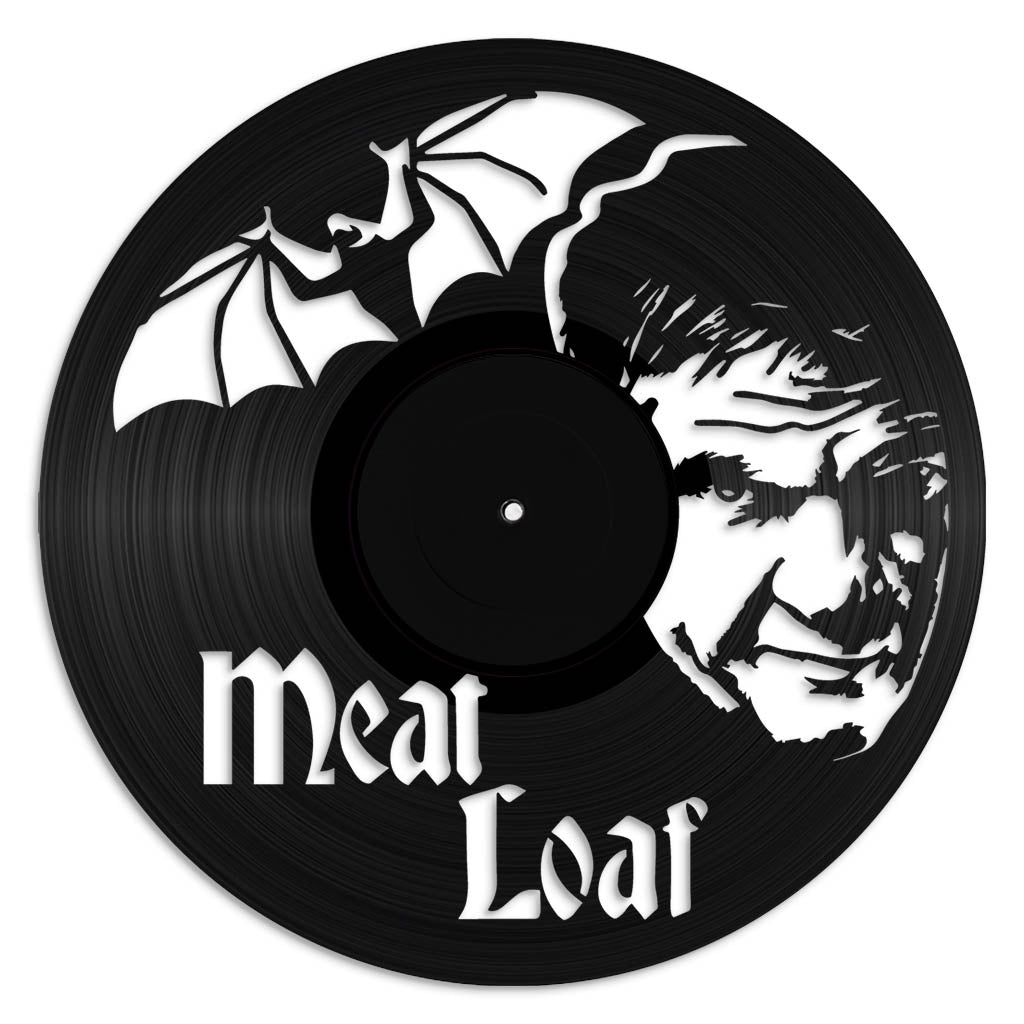 Meat Loaf vinyl record art wall hanging