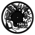 Life Is Music music wall art vinyl record design
