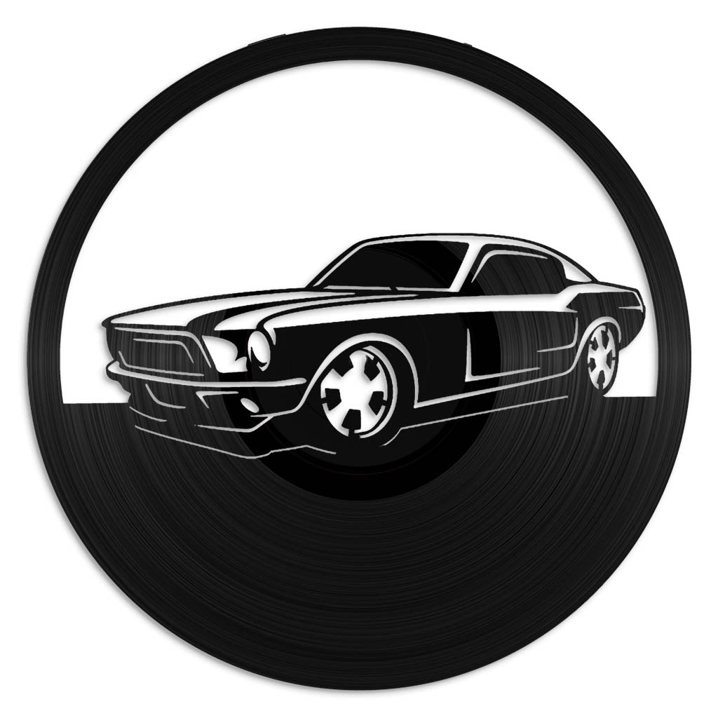 Ford Mustang - revamped-records - vinyl-record-art - nz-made