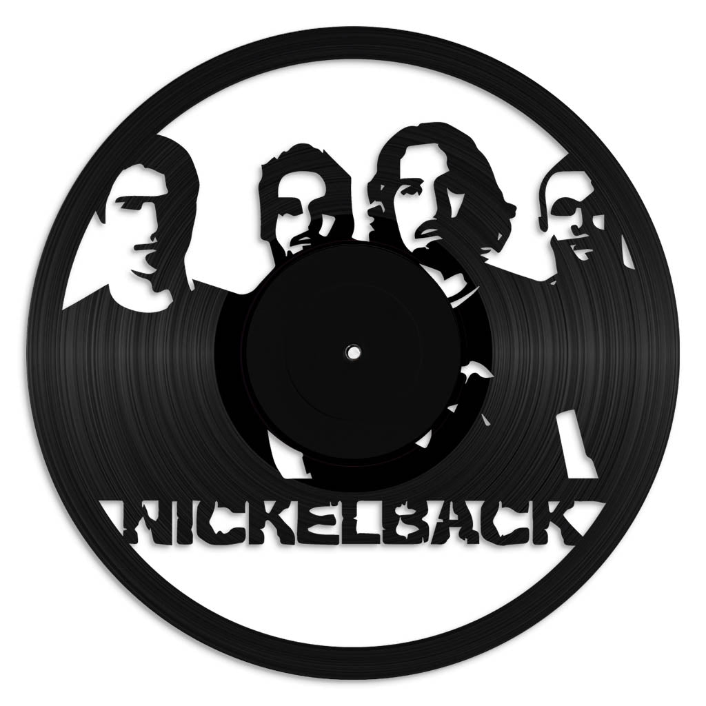Nickelback music wall art vinyl record design