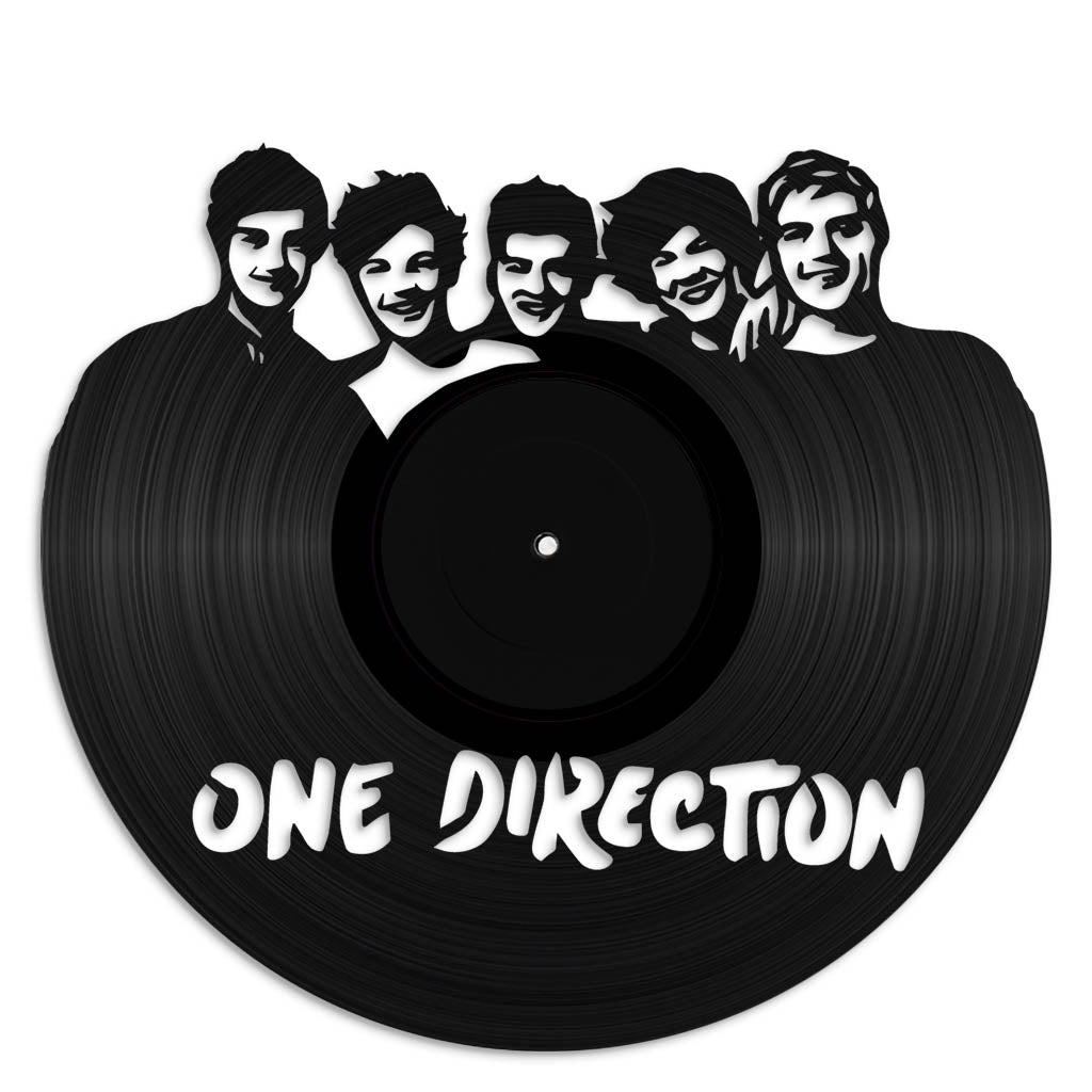 One Direction music wall art vinyl record design