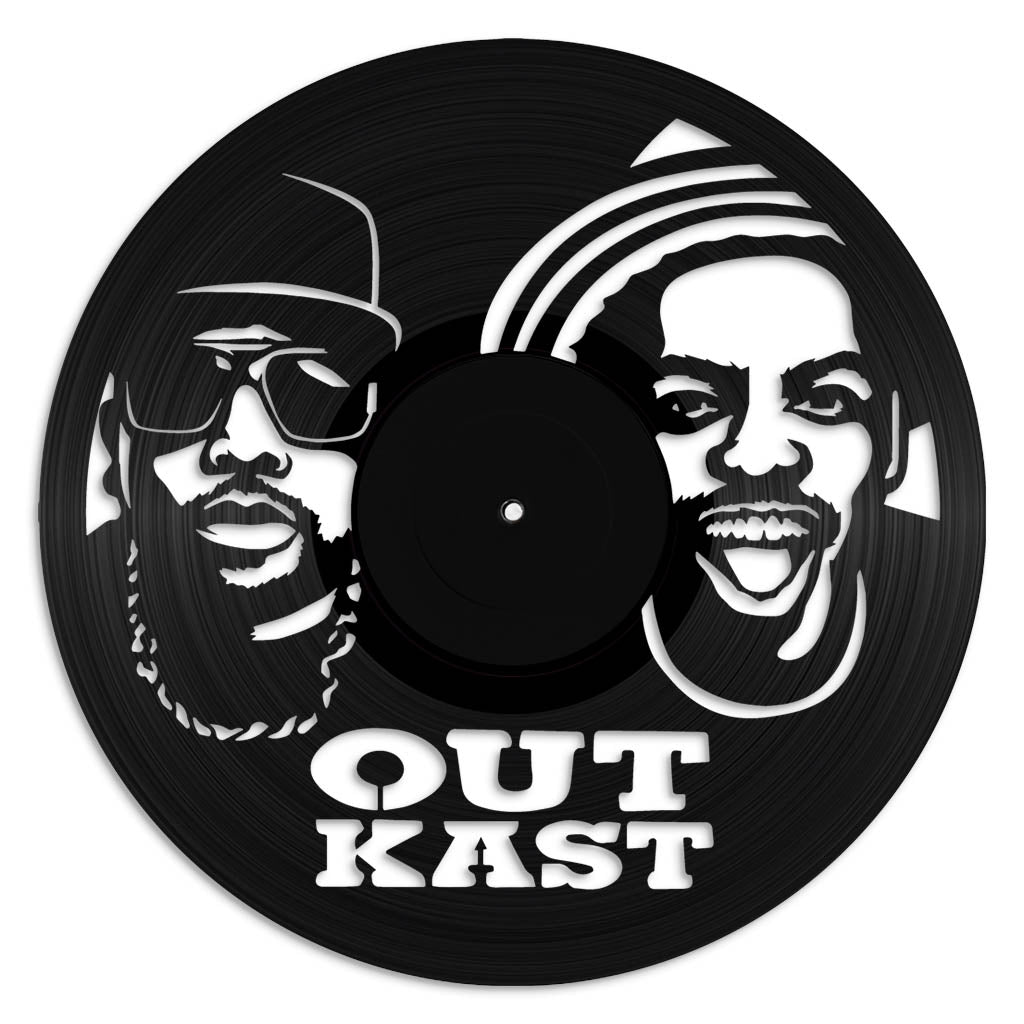 Outkast music wall art vinyl record design