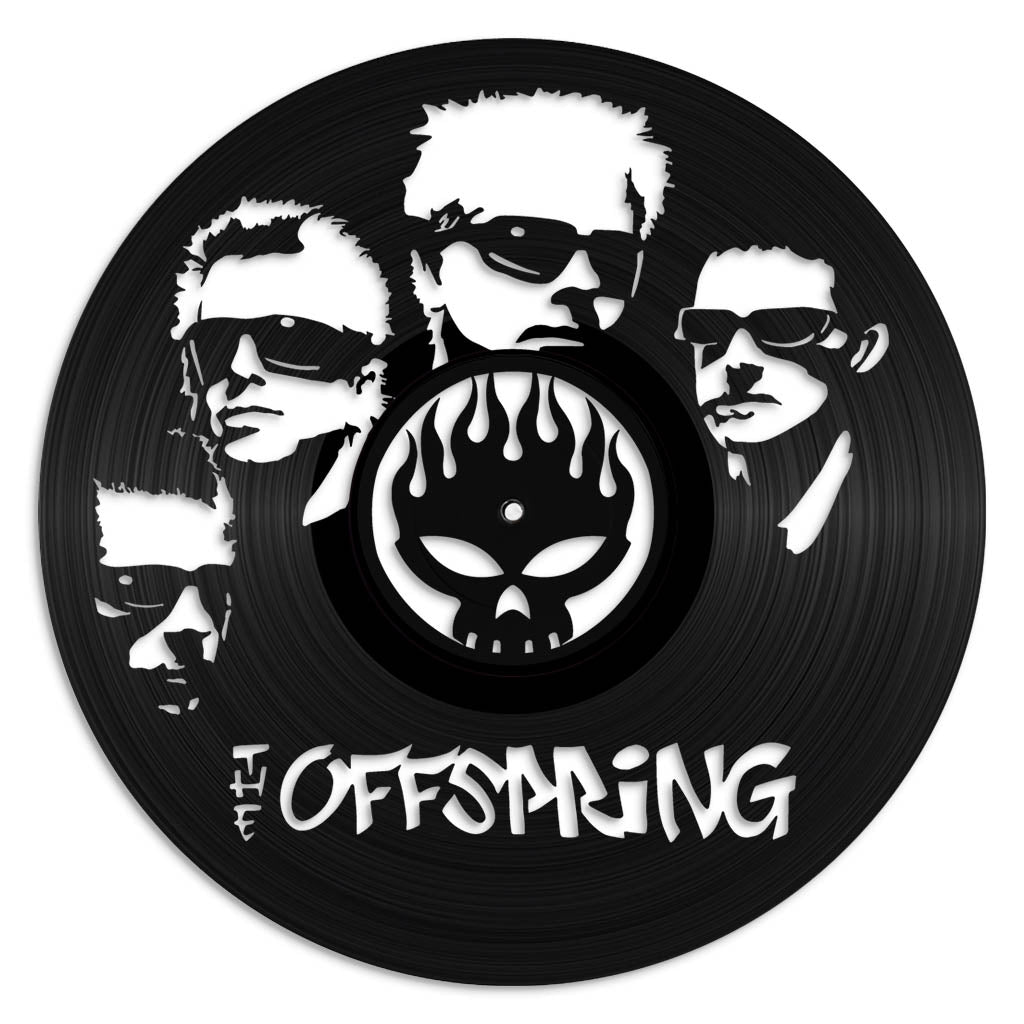 The Offspring vinyl record art wall hanging