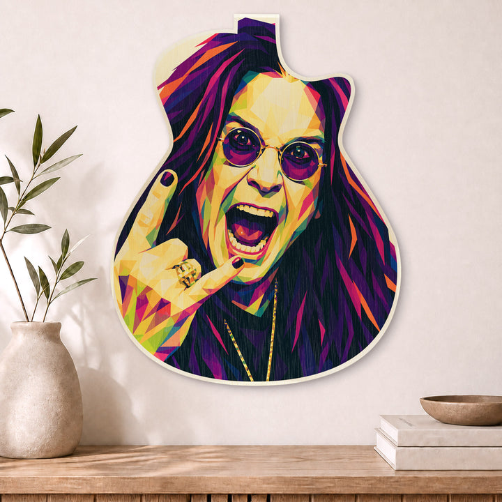 Ozzy Osbourne · Guitar Wall Art