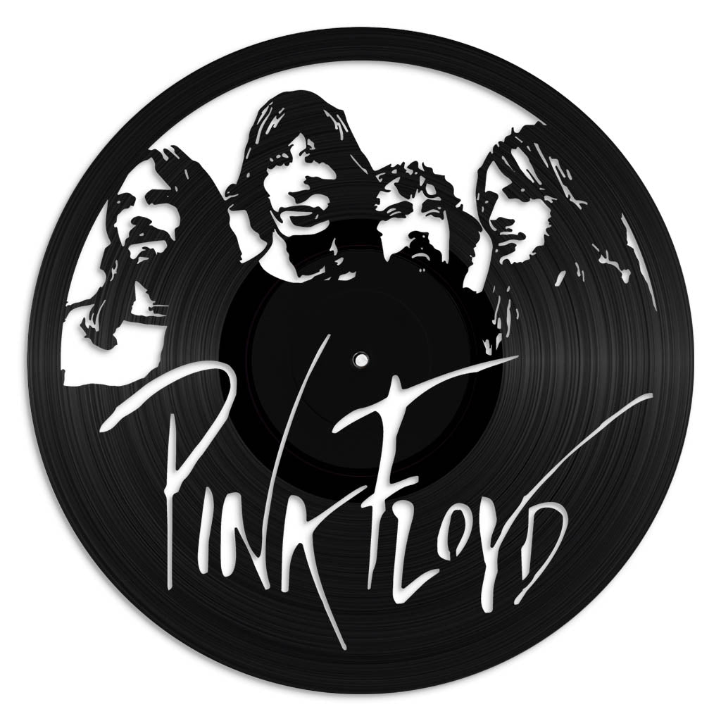 Pink Floyd vinyl record art wall hanging