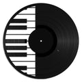 Piano music wall art vinyl record design