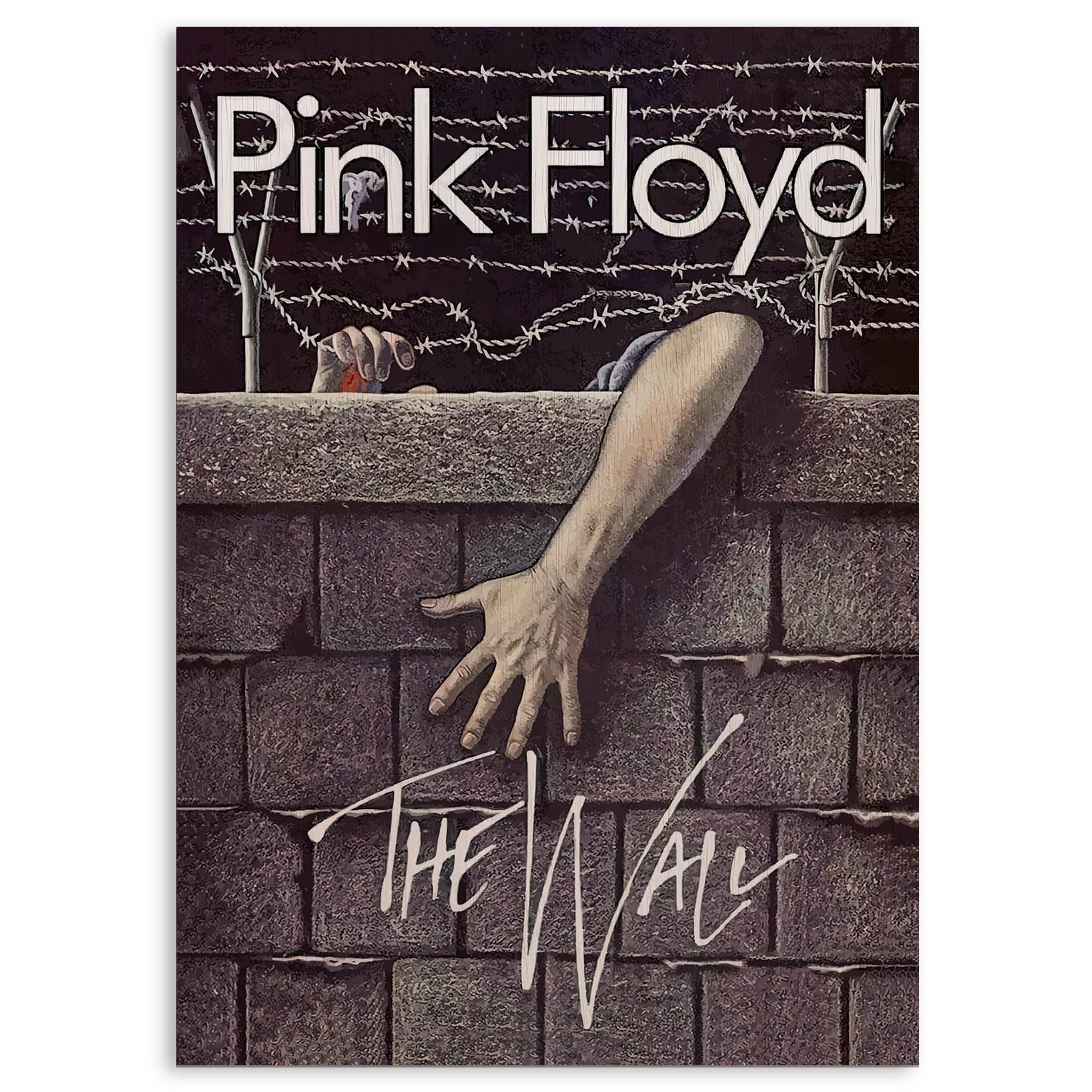 Pink Floyd the Wall · Wood Print