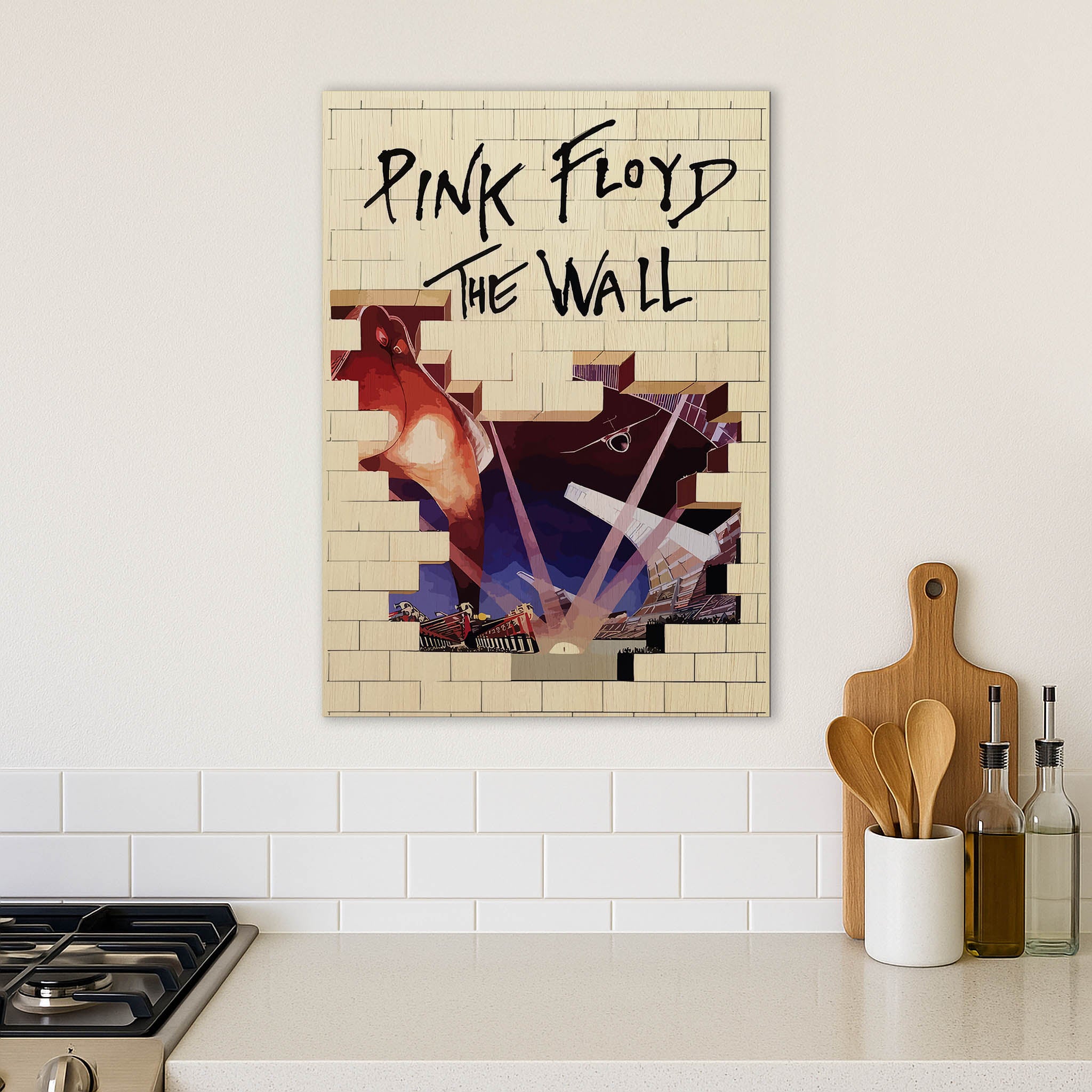 Pink Floyd · Wood Print