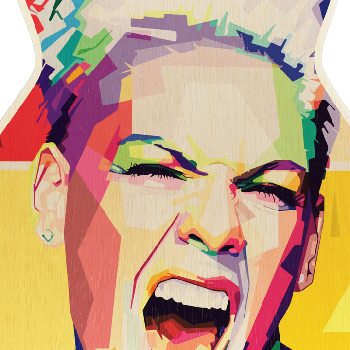 Pink · Guitar Wall Art