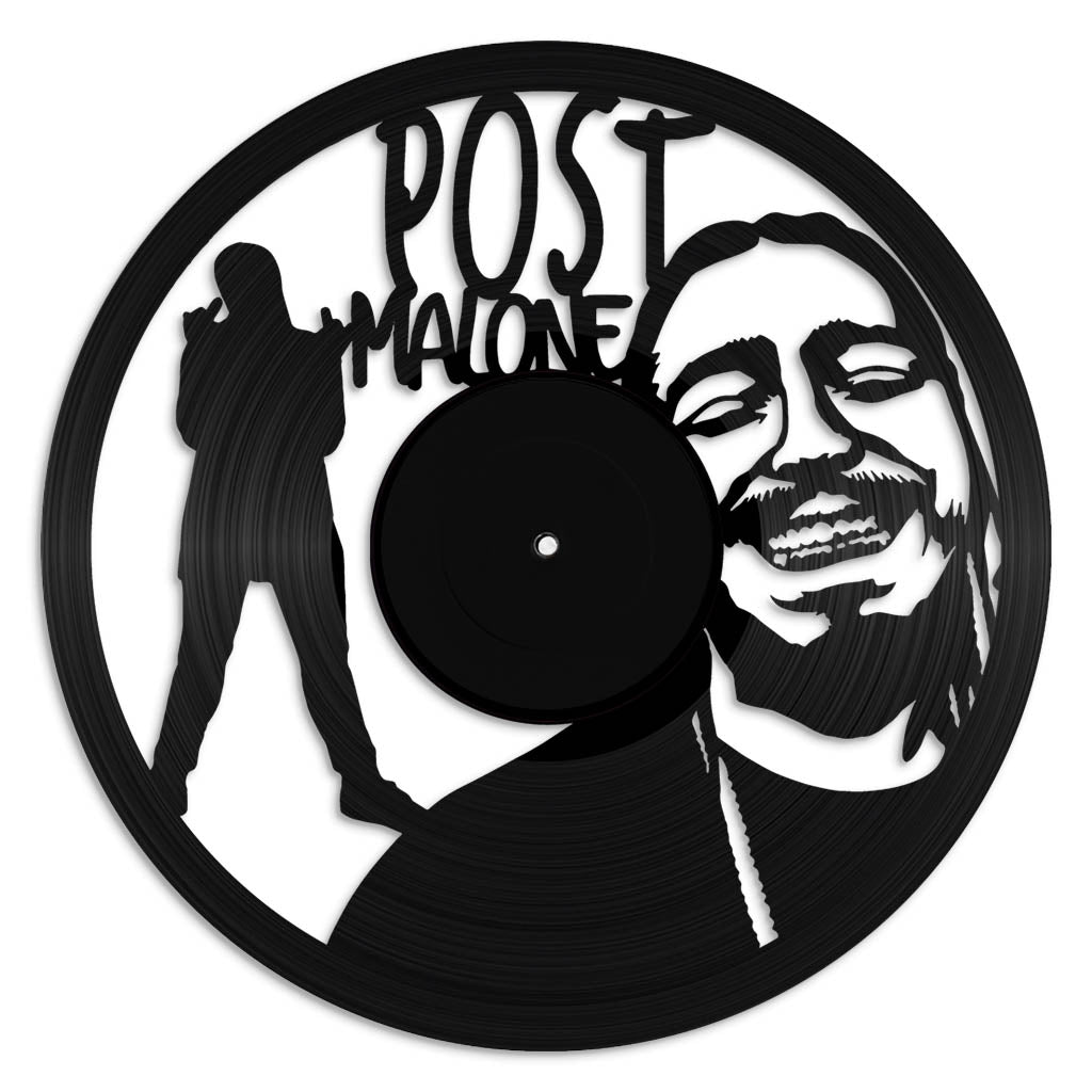 Post Malone record wall art made from vinyl lp