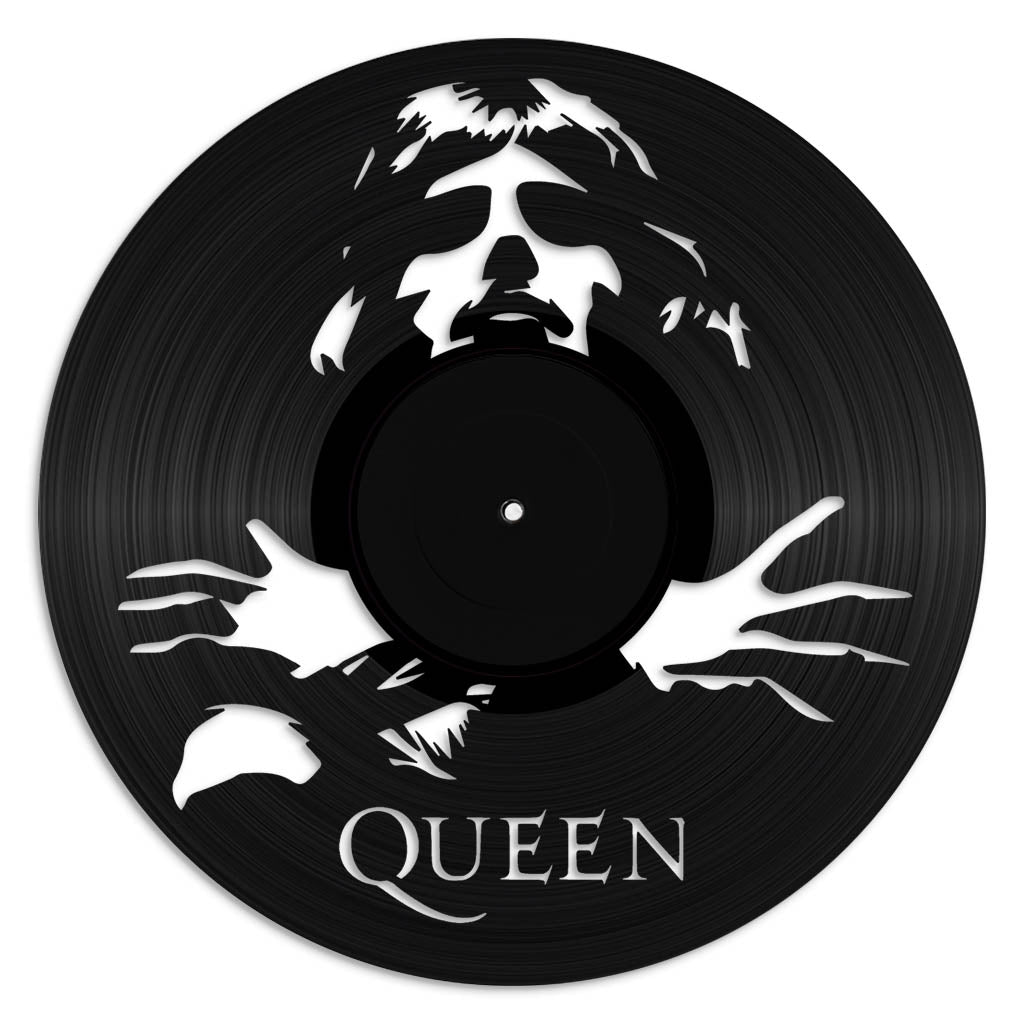Queen vinyl record art wall hanging