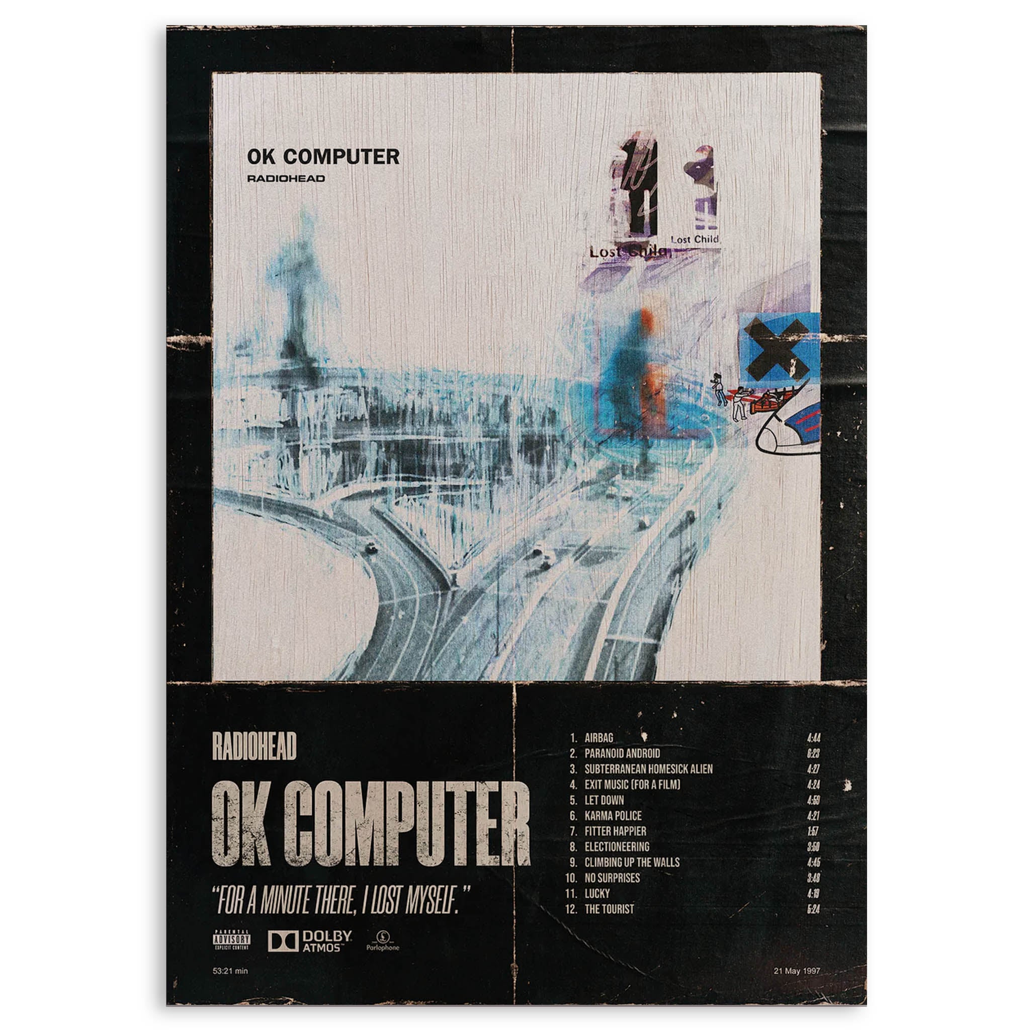 Radiohead · Wood Print