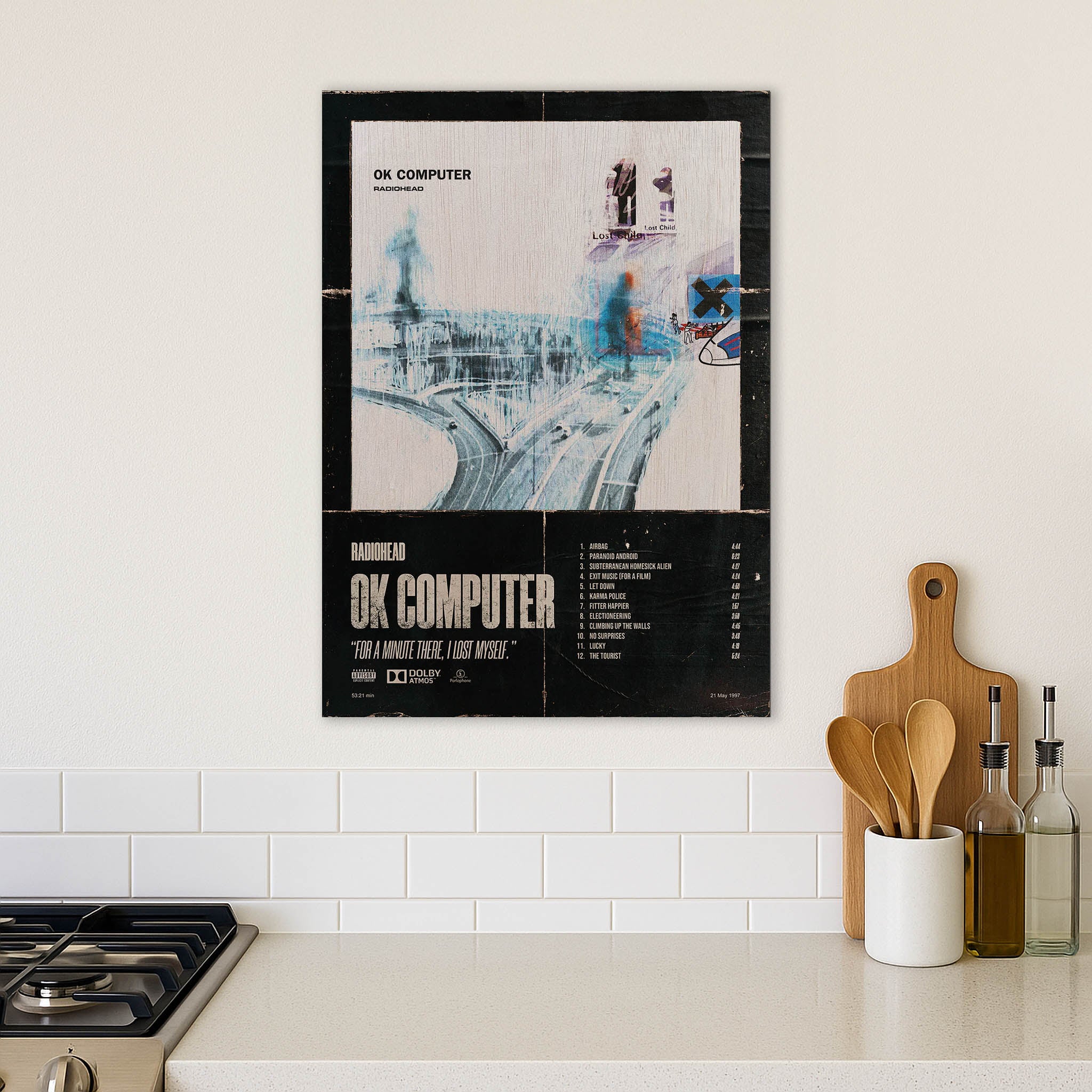 Radiohead · Wood Print