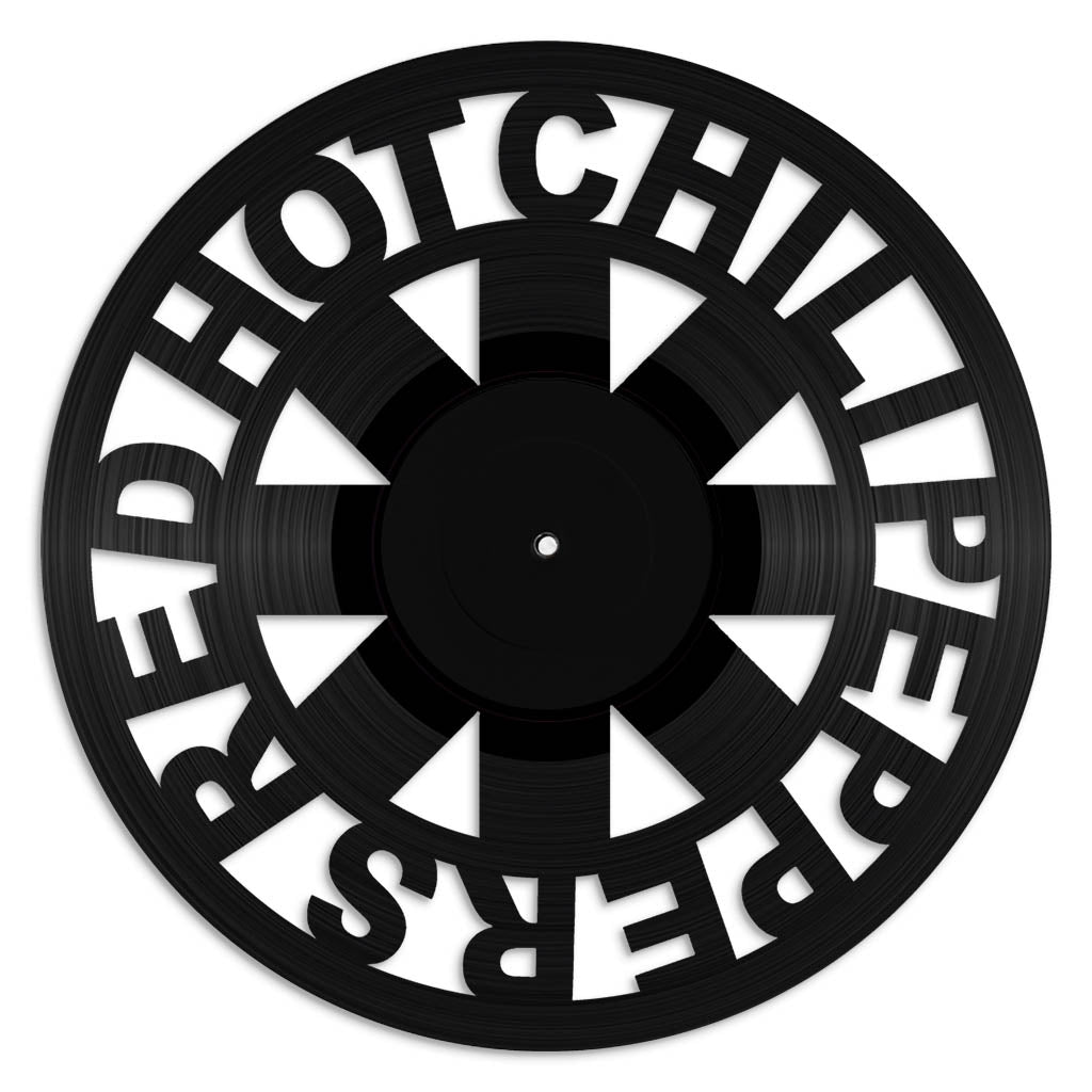 Red Hot Chili Peppers vinyl record art wall hanging