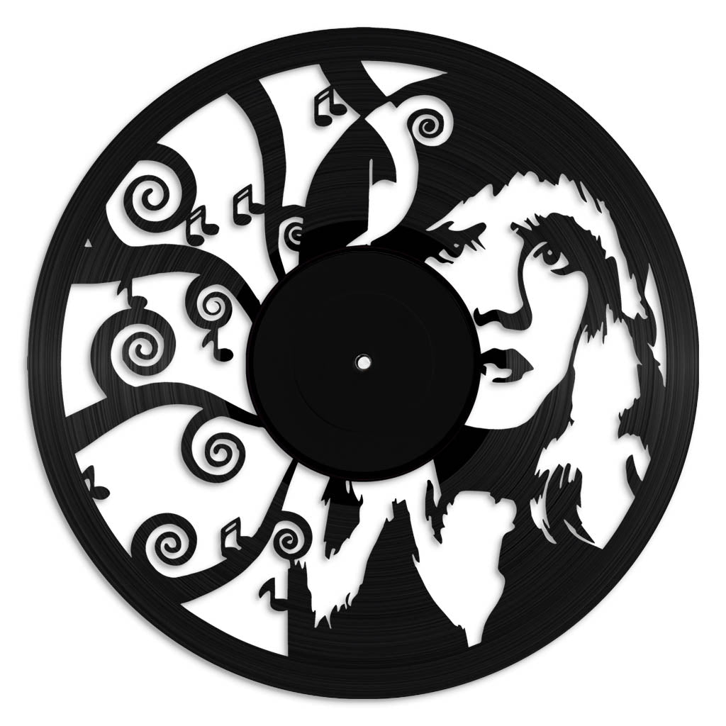 Stevie Nicks music wall art vinyl record design