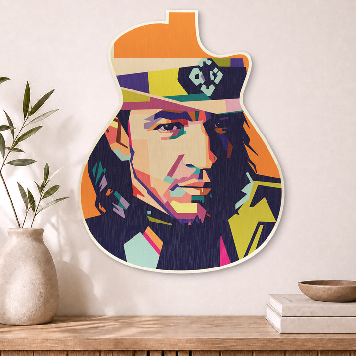 Stevie Ray Vaughan · Guitar Wall Art