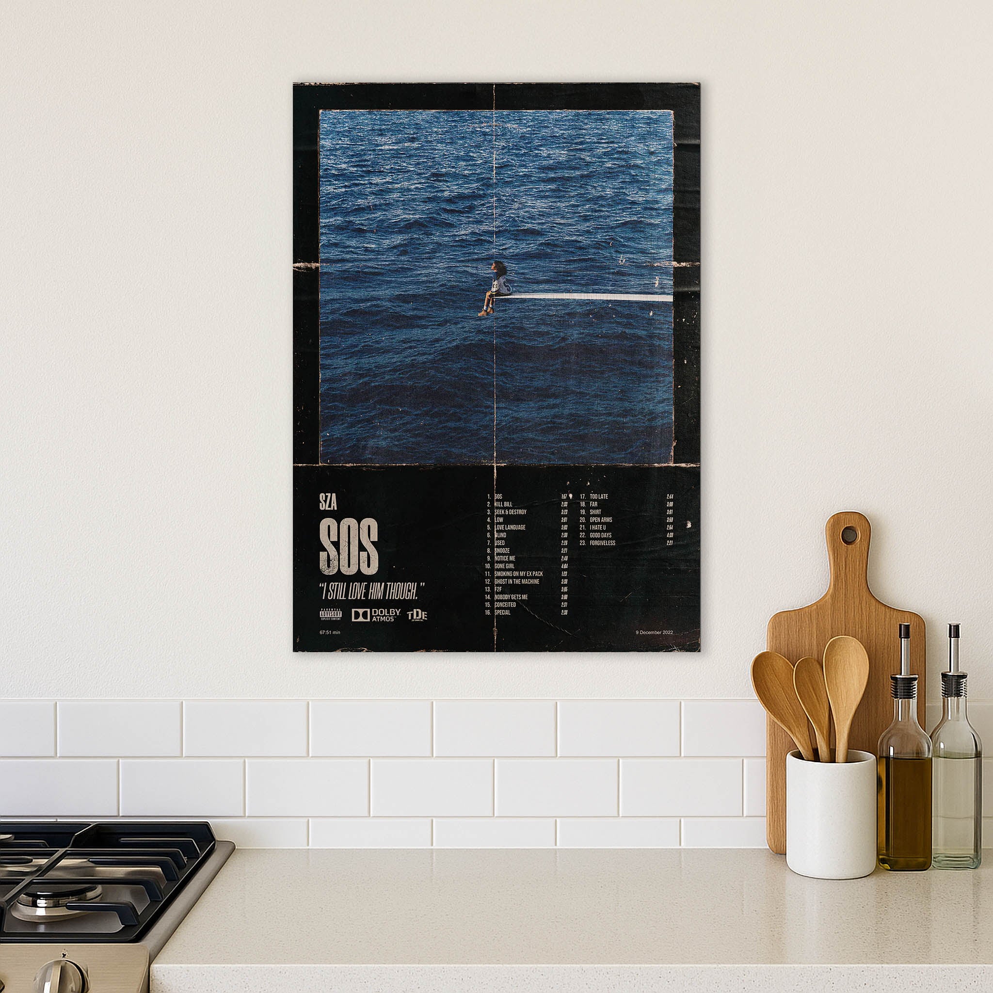 SZA · Wood Print