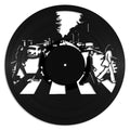 The Beatles record wall art made from vinyl lp