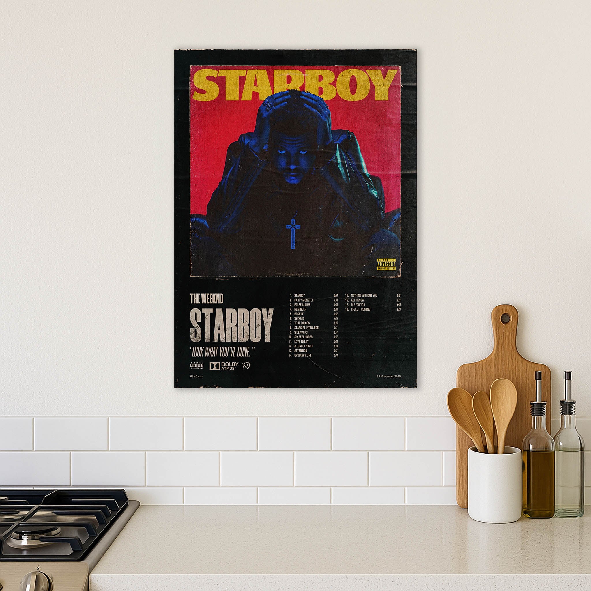 The Weeknd · Wood Print