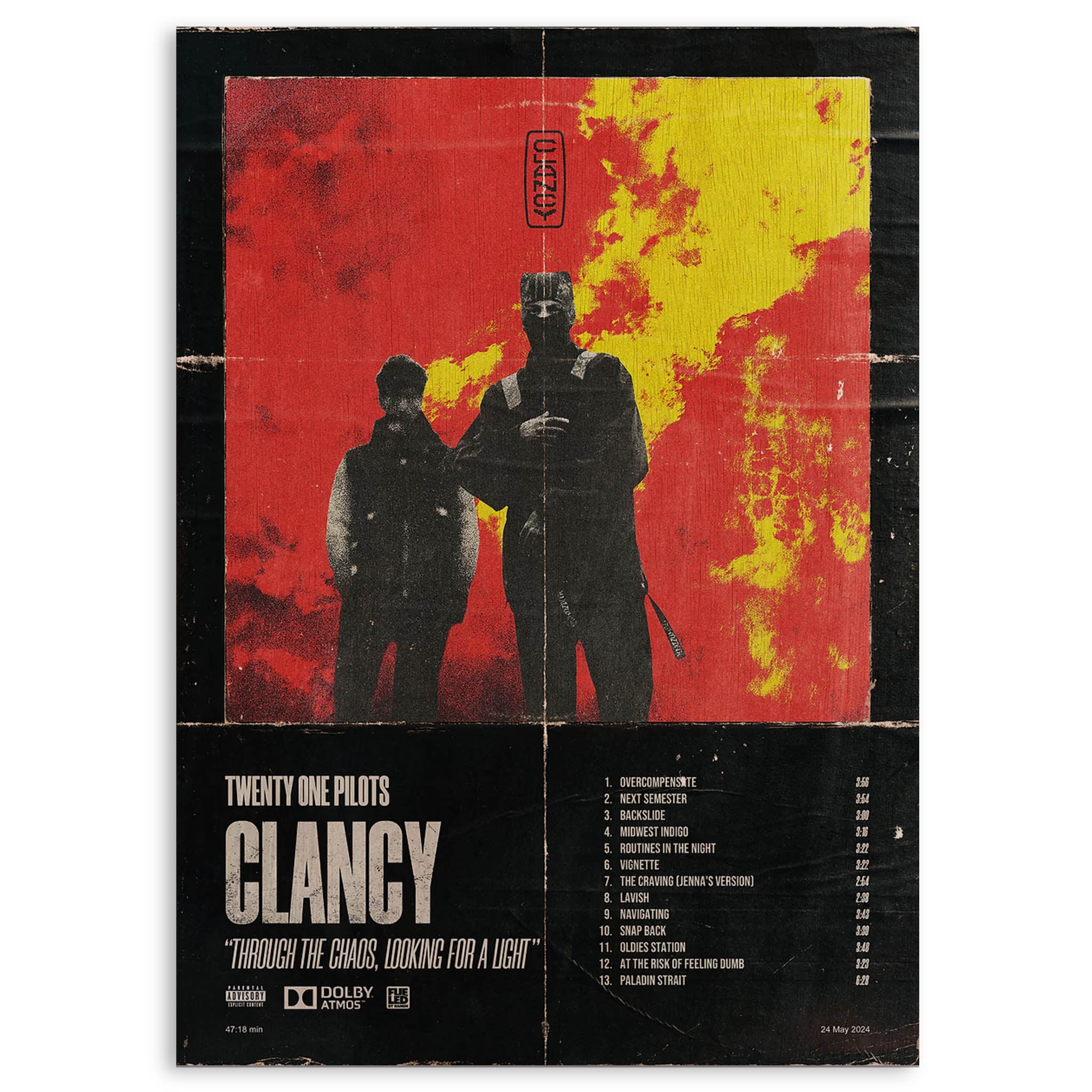 Twenty One Pilots Clancy · Wood Print