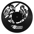 ZZ Top record wall art made from vinyl lp