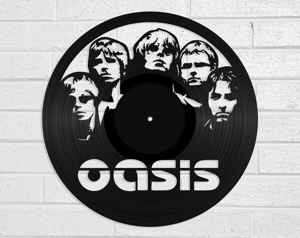 Oasis - revamped-records - vinyl-record-art - nz-made